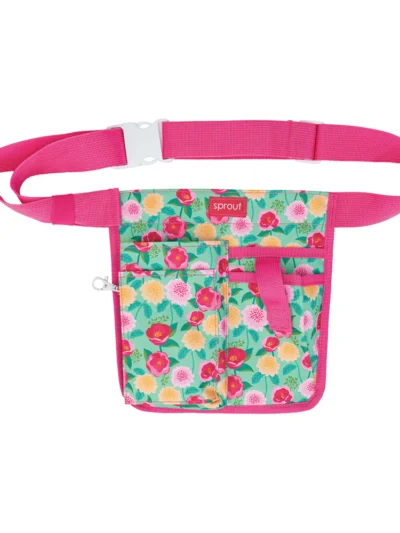 25013 Garden Tool Belt Camellias Mint