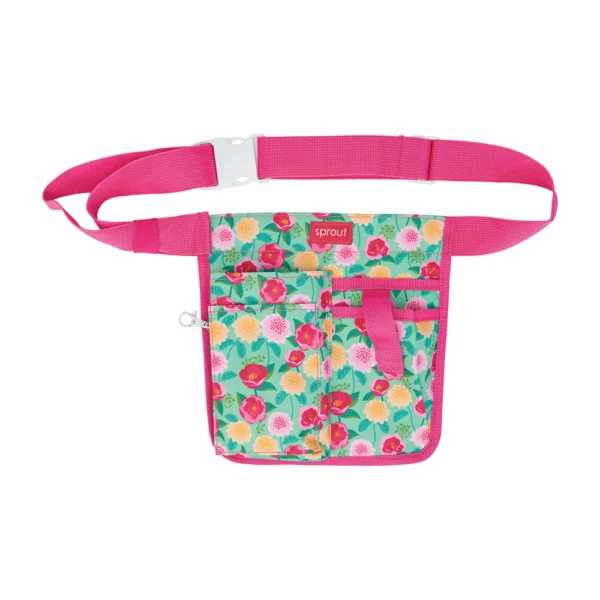 25013 Garden Tool Belt Camellias Mint