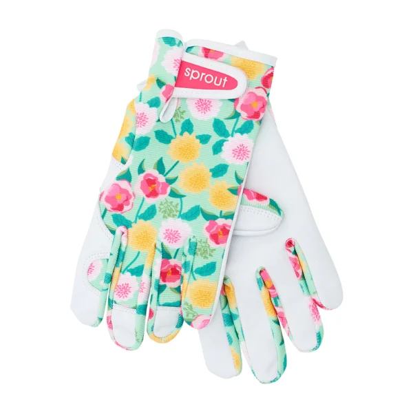 55gcm Sprout Gloves Camellias Mint