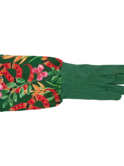 99950 Linen L Sleeve Garden Gloves Jungle Snake