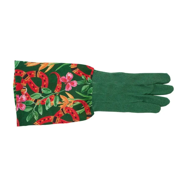 99950 Linen L Sleeve Garden Gloves Jungle Snake